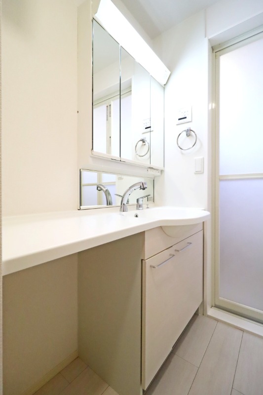 洗面設備　図面と現状に相違がある場合には現状を優先