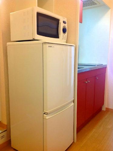 その他設備　電子レンジと冷蔵庫
