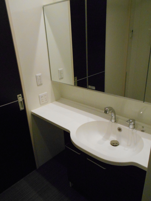 洗面設備　シャワー付き洗面化粧台