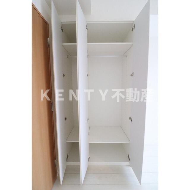 収納　たっぷりとした収納スペースです