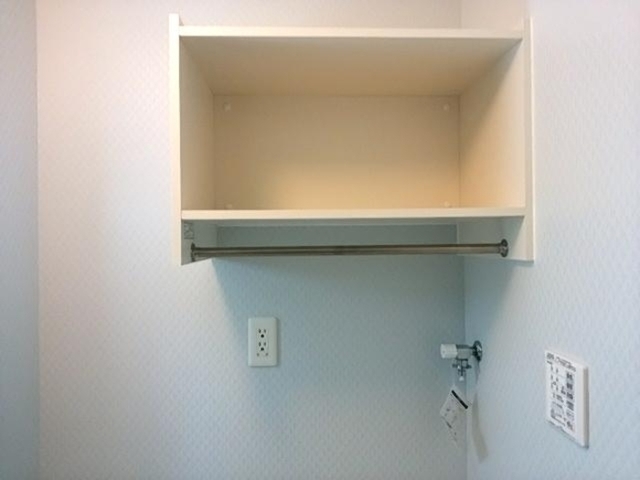 収納　室内洗濯機置場