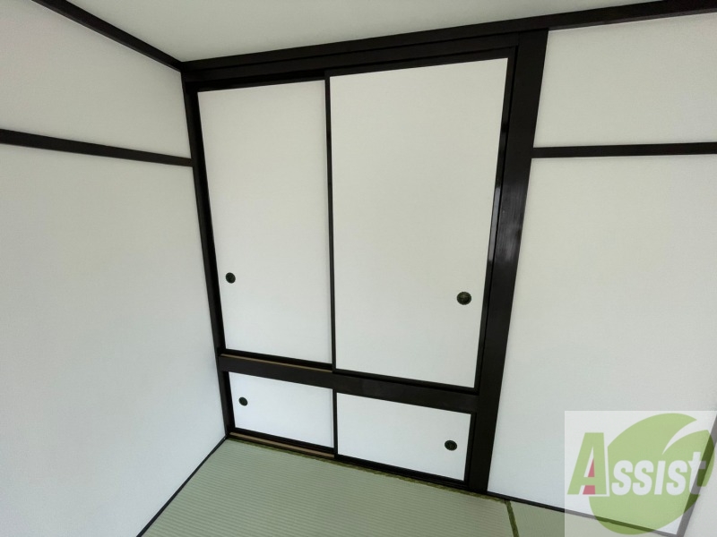 収納　和室の収納です。部屋がすっきり片付きます。