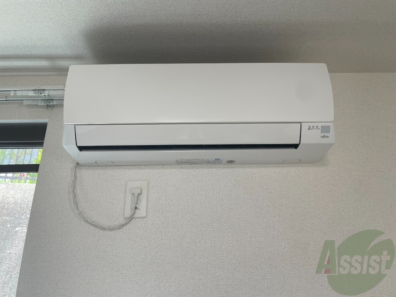 その他設備　エアコンがあるので快適に過ごせますね。