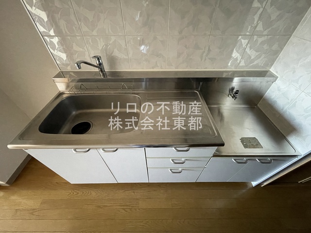 キッチン　品数を沢山作るなら一気に作れる、二口コンロ設置可能です。