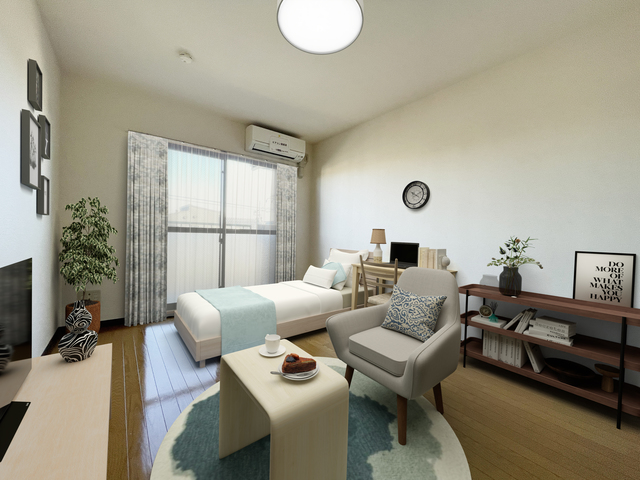 居室・リビング　こちらの家具はＣＧです。家具付きではございません。