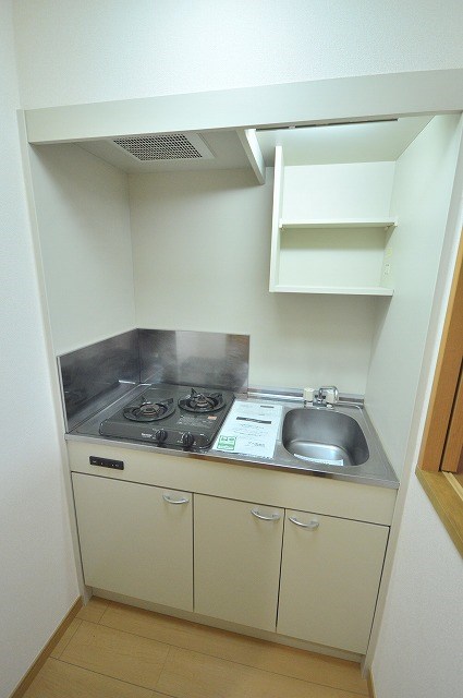 キッチン　写真は別号室です。