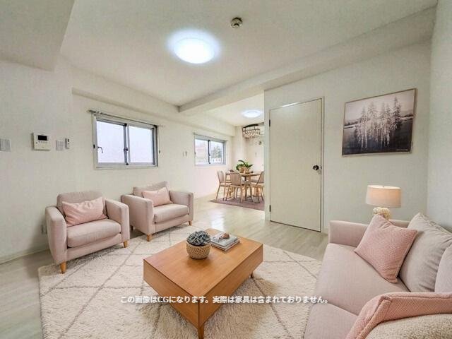 居室・リビング　家具や調度品の画像はＣＧとなります。