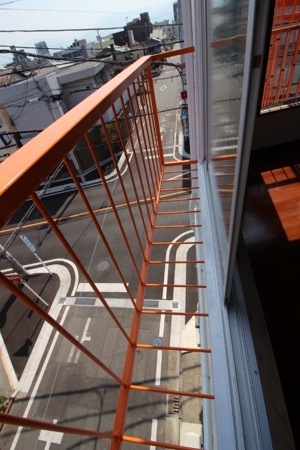 バルコニー　物干し場