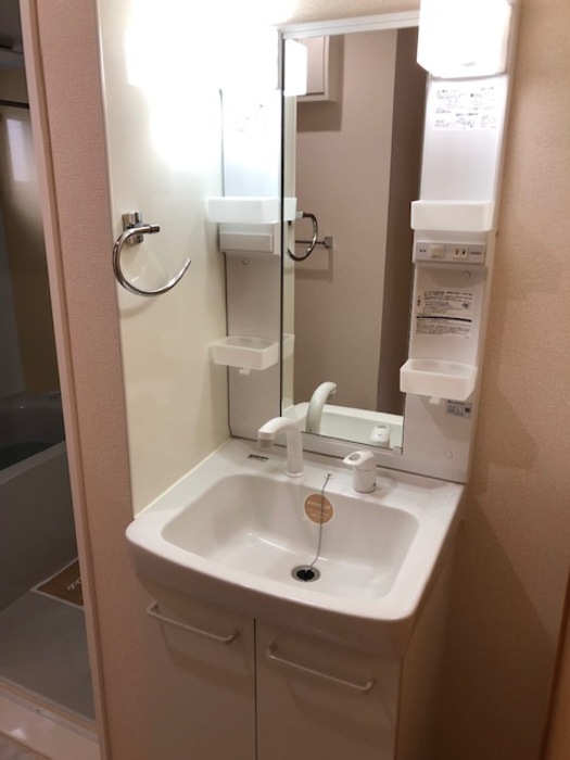 洗面設備　洗面部分・洗髪洗面化粧台＆洗濯機置き場あり◎