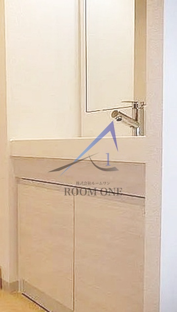 洗面設備　洗面台です。