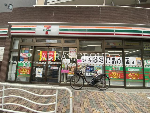 コンビニ　セブン-イレブン 江東門前仲町１丁目店（コンビニ）まで191m