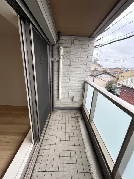 バルコニー　日当たりいいです！