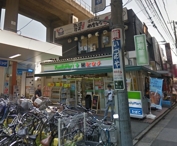 コンビニ　ファミリーマート 薬ヒグチ亀戸東口店（コンビニ）まで399m
