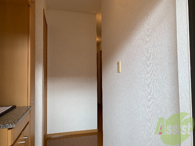 玄関　玄関からの風景です。広々としていいですね。