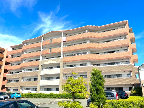 建物外観　落着いた色合いの高級感ある外観