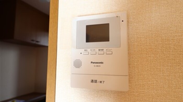 セキュリティ　モニター付きインターホンです