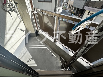 バルコニー　落ち着いた時間を過ごせるバルコニーです