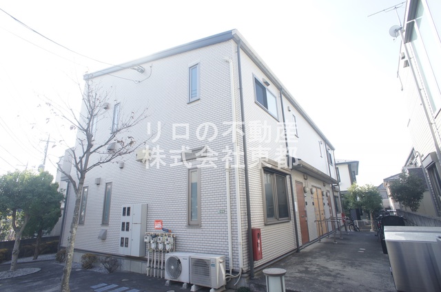 建物外観　パナホーム施工の２ＬＤＫ♪全室角部屋の造りです☆