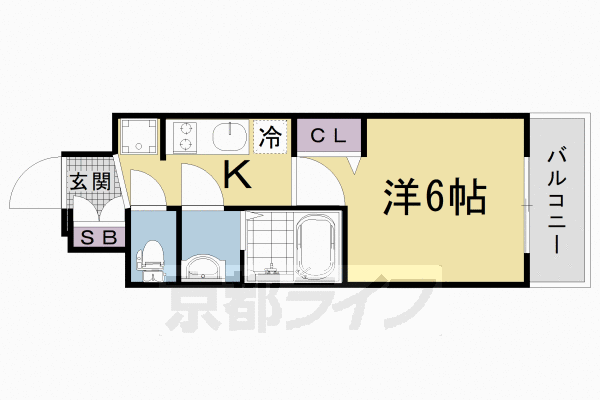 プレサンス THE KYOTO 粋都の間取り写真
