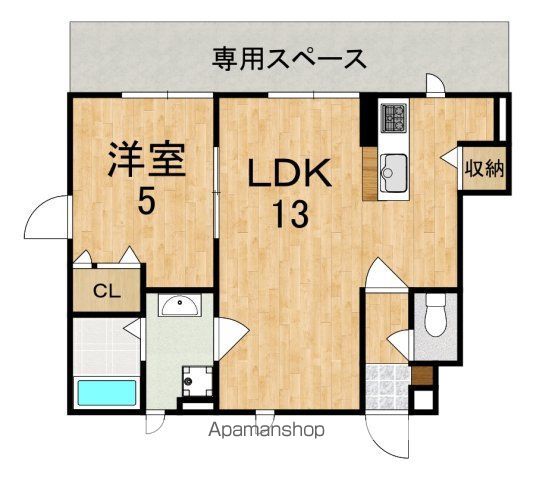 アモローソの間取り写真