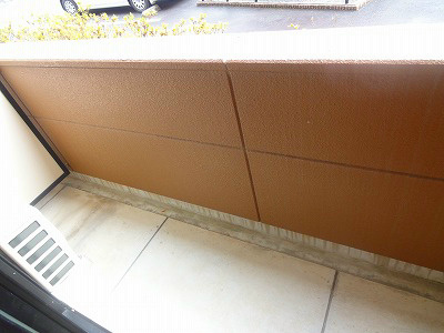 バルコニー　日当たりの良いベランダになります。