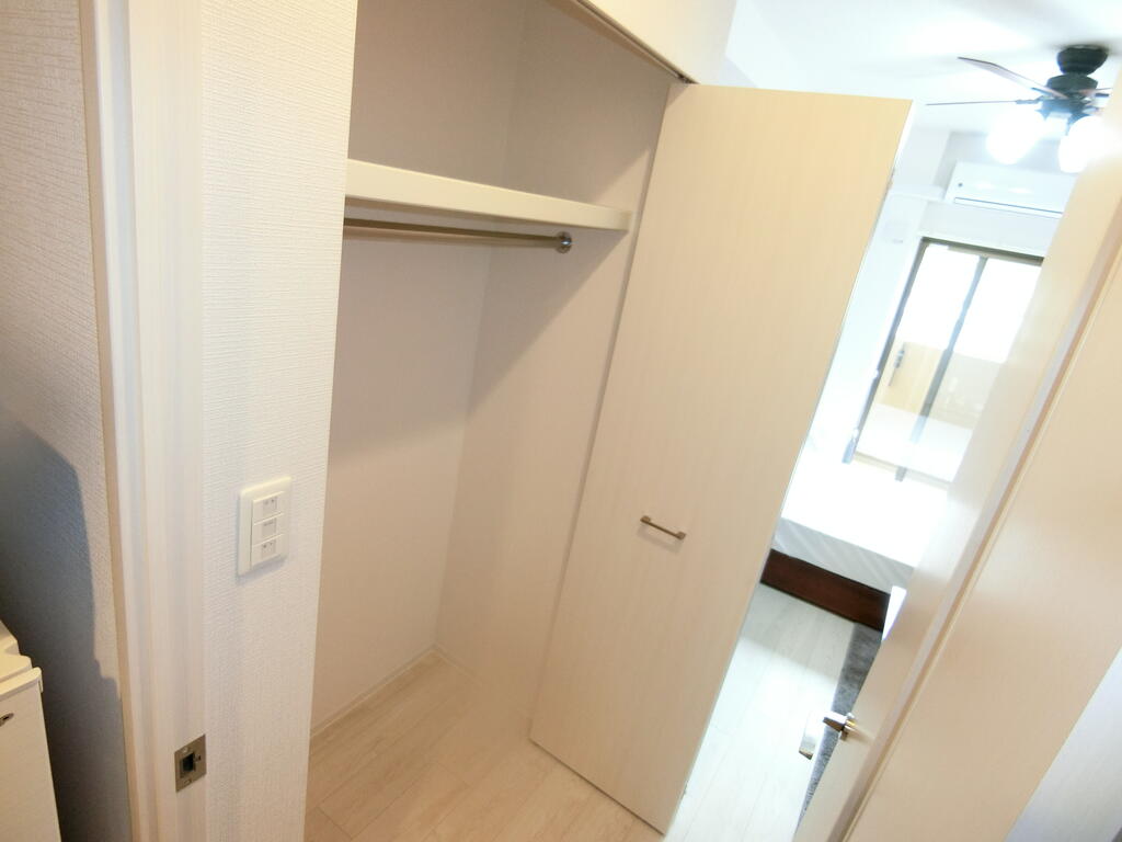 収納　モデルルームのお部屋です、家具は付きませんのでご注意ください