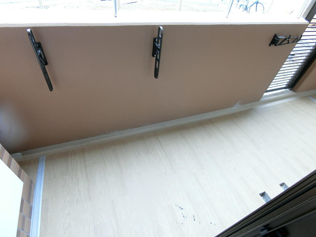 バルコニー　モデルルームのお部屋です、家具は付きませんのでご注意ください
