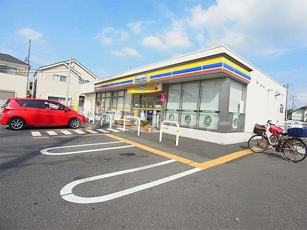 コンビニ　ミニストップ 柏しこだ店（コンビニ）まで450m