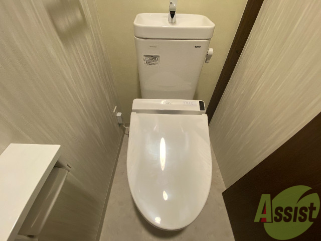 トイレ　トイレはシンプルかつオーソドックスですが使いやすそうです。
