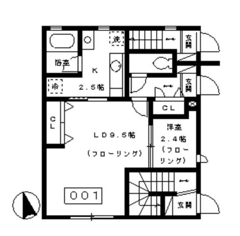 メゾントレフルの間取り写真