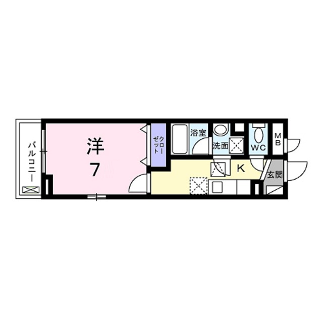 リルーム伏見の間取り写真