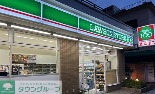 コンビニ　ローソンストア100東住吉田辺店（コンビニ）まで1080m