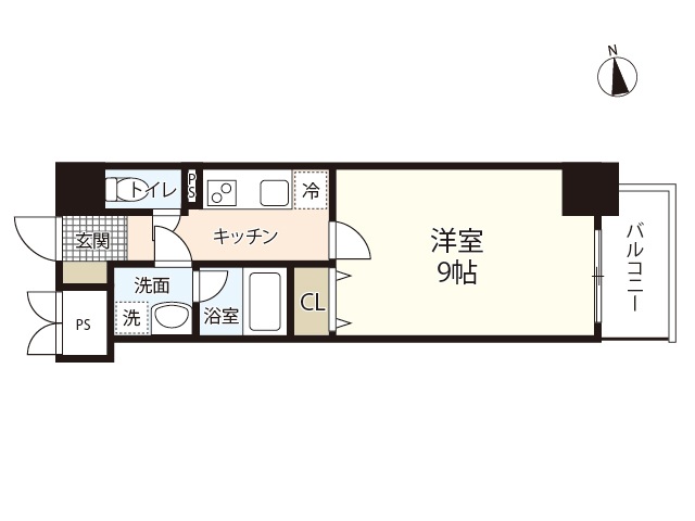 The MODERN 岡山駅前の間取り写真