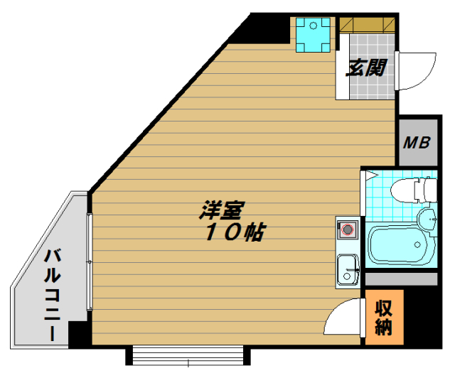 地下鉄西神・山手線 板宿駅 徒歩5分 7階建 築35年の間取り写真