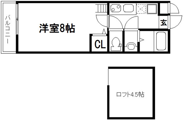 ロフティ芦山寺の間取り写真