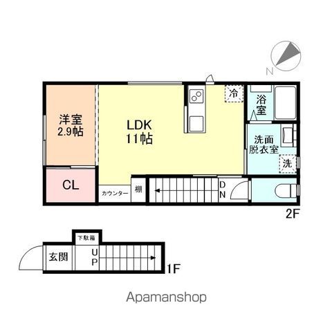 EVER PLACE 東新庄 IIの間取り写真