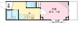 都電荒川線 三ノ輪橋駅 徒歩2分 4階建 築29年の間取り写真