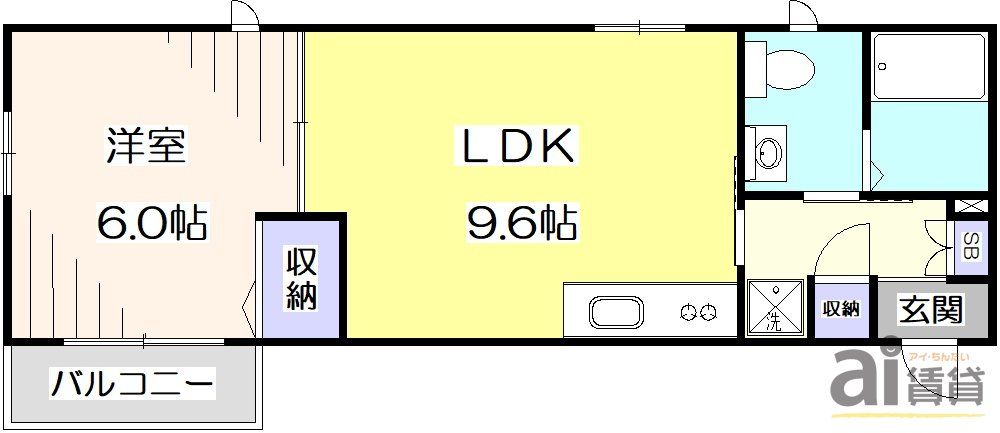 西武新宿線 小平駅 徒歩2分 3階建 築18年の間取り写真