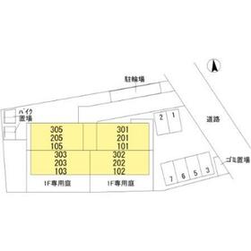 間取り図　配置図です