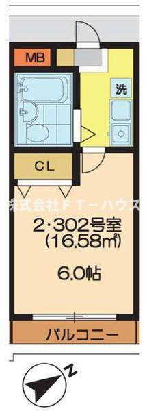 バーミリオン市川の間取り写真