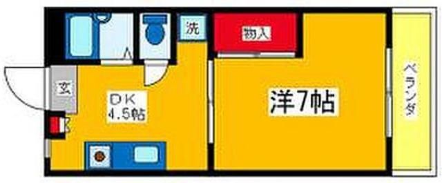 パレドールIIの間取り写真