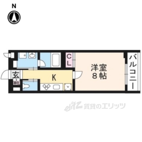 ロゼッタ北山の間取り写真