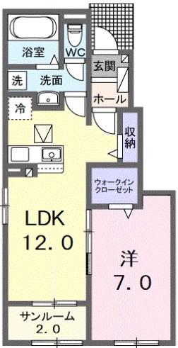 アーバンツリー1の間取り写真