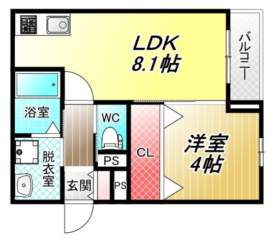ＪＲ関西本線 平野駅 徒歩15分 3階建 新築の間取り写真