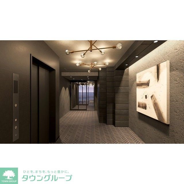 エントランス　※内観イメージは図面を基に描き起こしたもので、実際とは異な…
