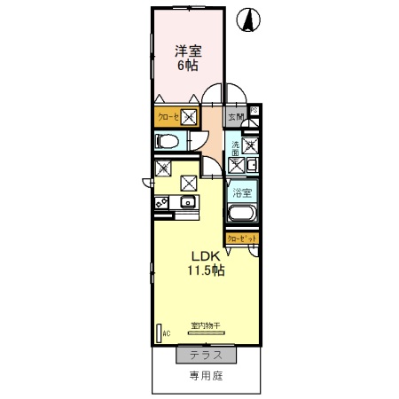 プレミール Cの間取り写真