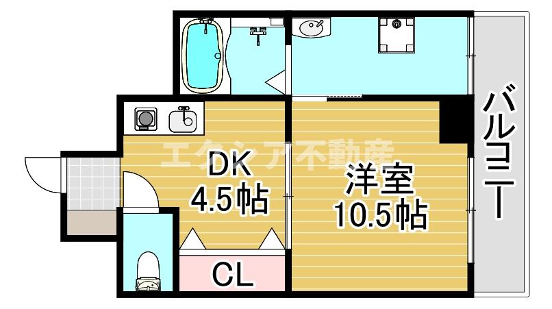P-court海老江の間取り写真