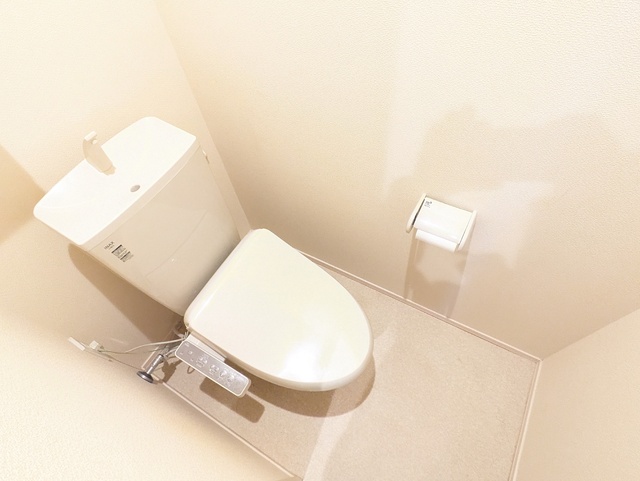 トイレ　※クリーニング前の写真です