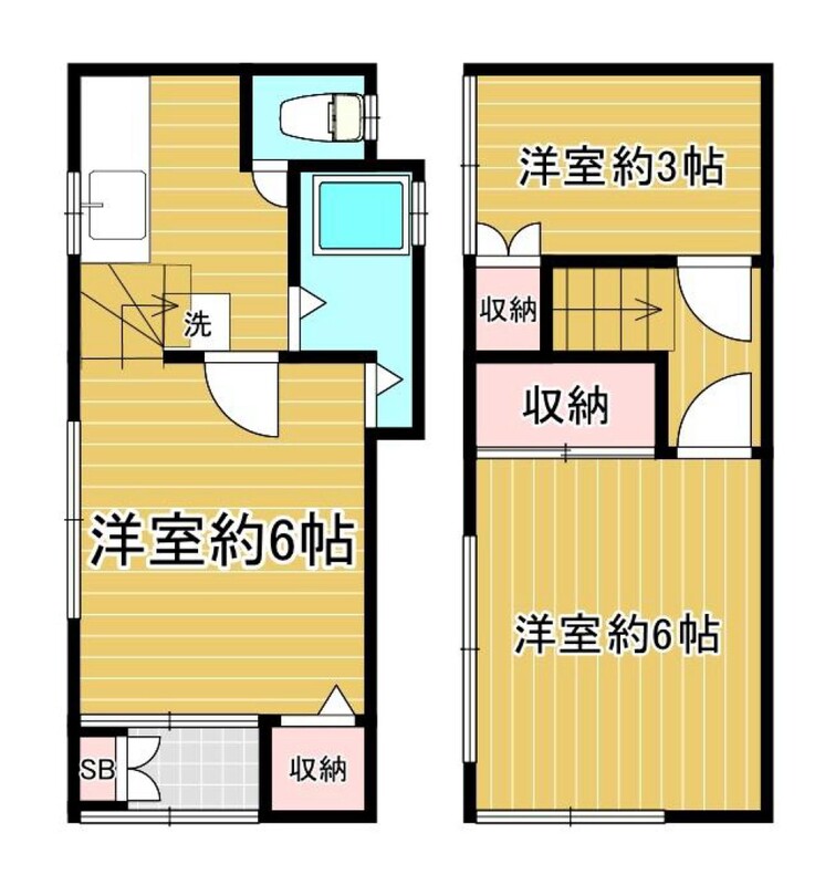 東日暮里5丁目戸建の間取り写真
