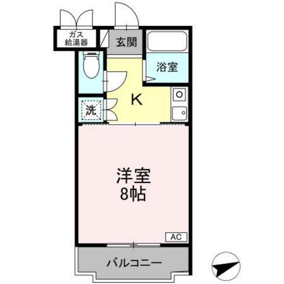 ヴィラソレイユの間取り写真